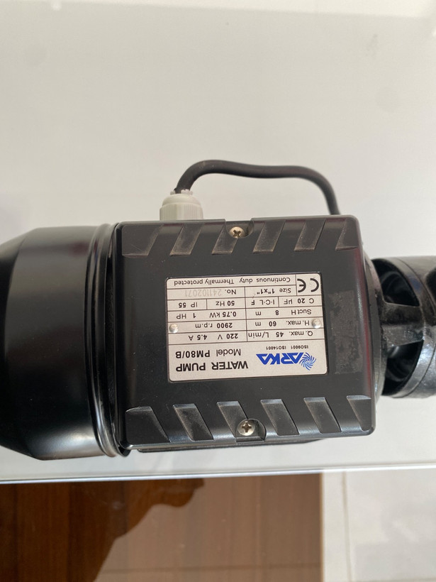 پمپ آب خانگی برند آرکا مدل PM80 / 1 HP محیطی
