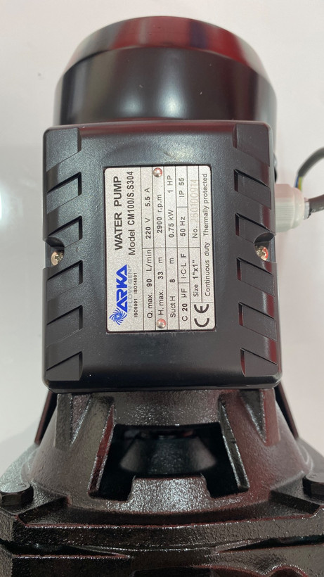 پمپ آب خانگی برند آرکا مدل CM100 / 1 HP