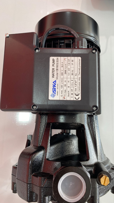 پمپ آب خانگی برند آرکا مدل CB160/ 1/5 HP بشقابی